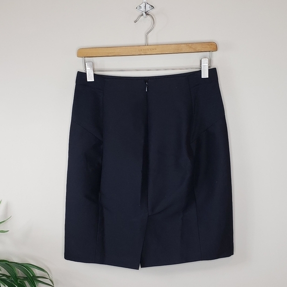 BCBGMaxAzria | Black Pencil Skirtn Size XS Cotton Silk Blend - Picture 1 of 6